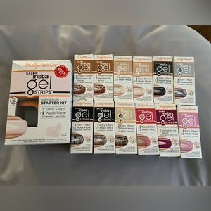 Sally Hansen Salon Insta Gel Nail Strips Lot